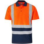 Surveyor Two-Tone Hi-Viz Reflective Golf Shirt