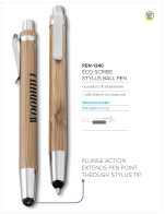 Eco-Scribe Stylus Ball Pen