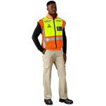 Metro Two-Tone Hi-Viz Reflective Zip-Off Jacket