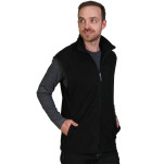 Beau Fleece - Sleeveless - Black - End Of Range