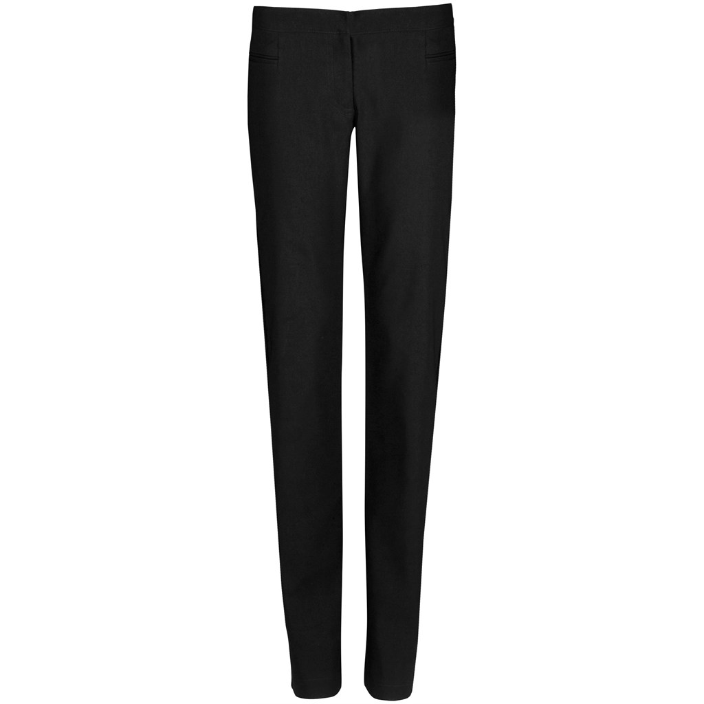 Ladies Cambridge Flat Front Pants - Black