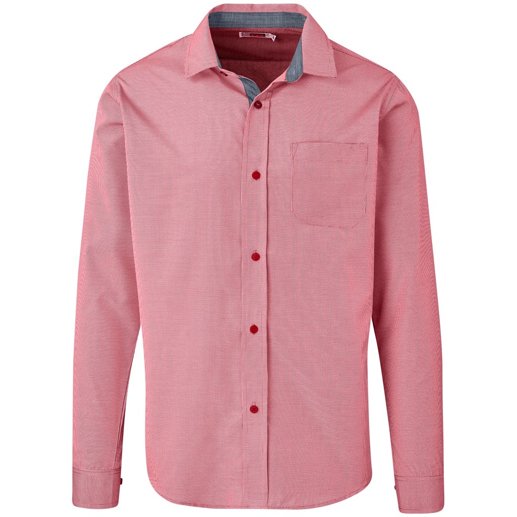 Mens Long Sleeve Coventry Shirt - Red