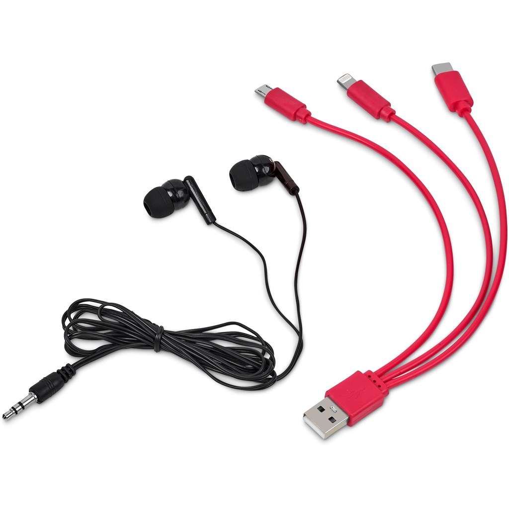 Altitude Zenia Earbuds & Tri-Cable Set