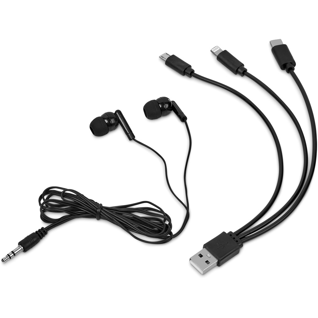 Altitude Zenia Earbuds & Tri-Cable Set