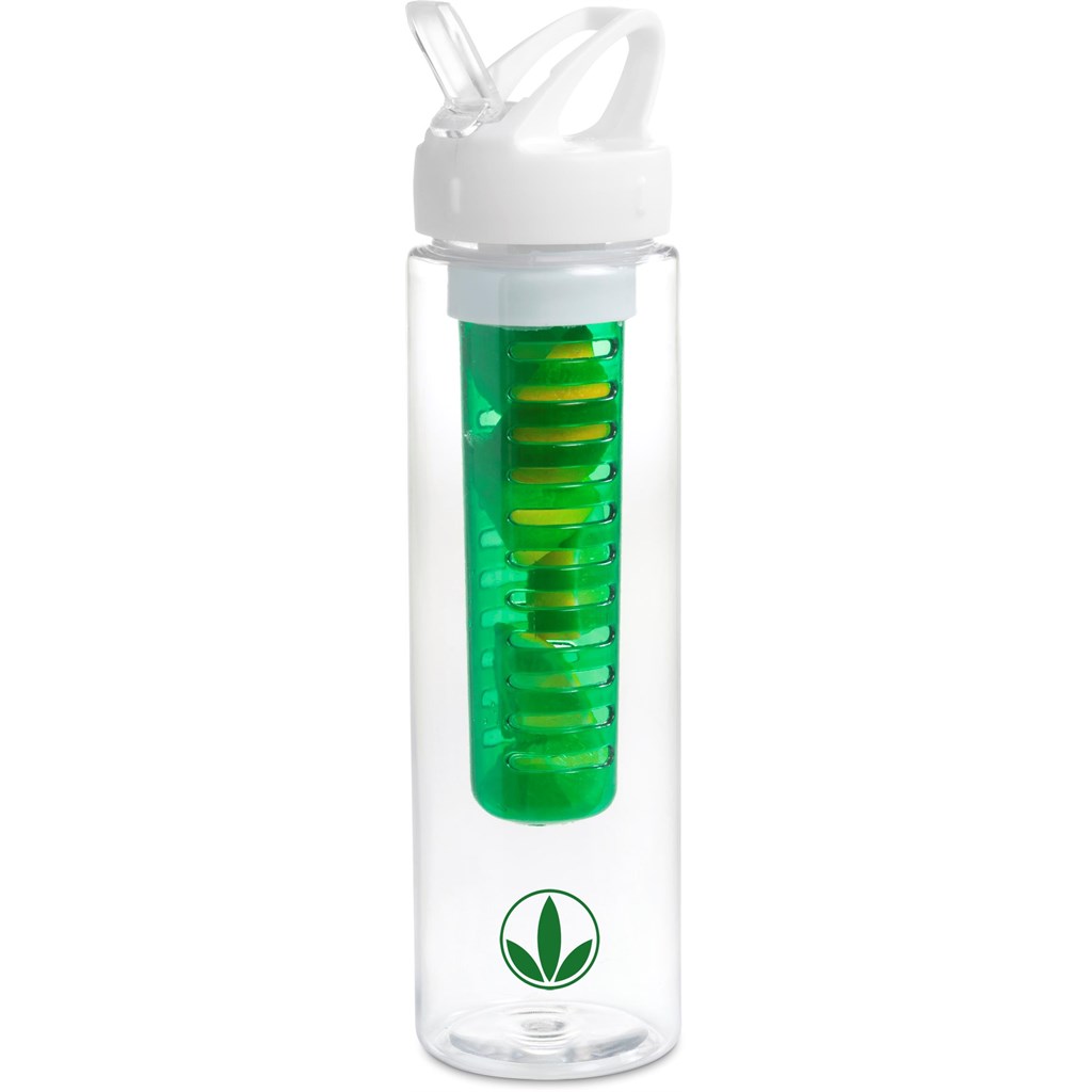 Zest Plastic Infuser Bottle - 750ml - Green