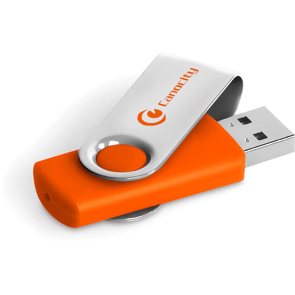 Axis Glint Flash Drive - 16GB - Orange