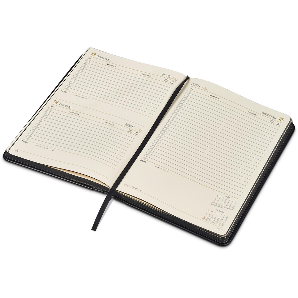 Alex Varga Egality 2025 A5 Diary & Pen Set - Black