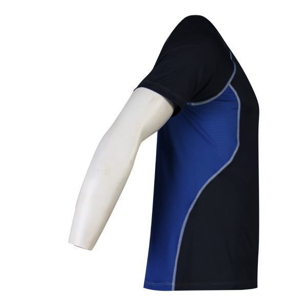 Coolmax Sports Tee - Black / Royal - End of Range