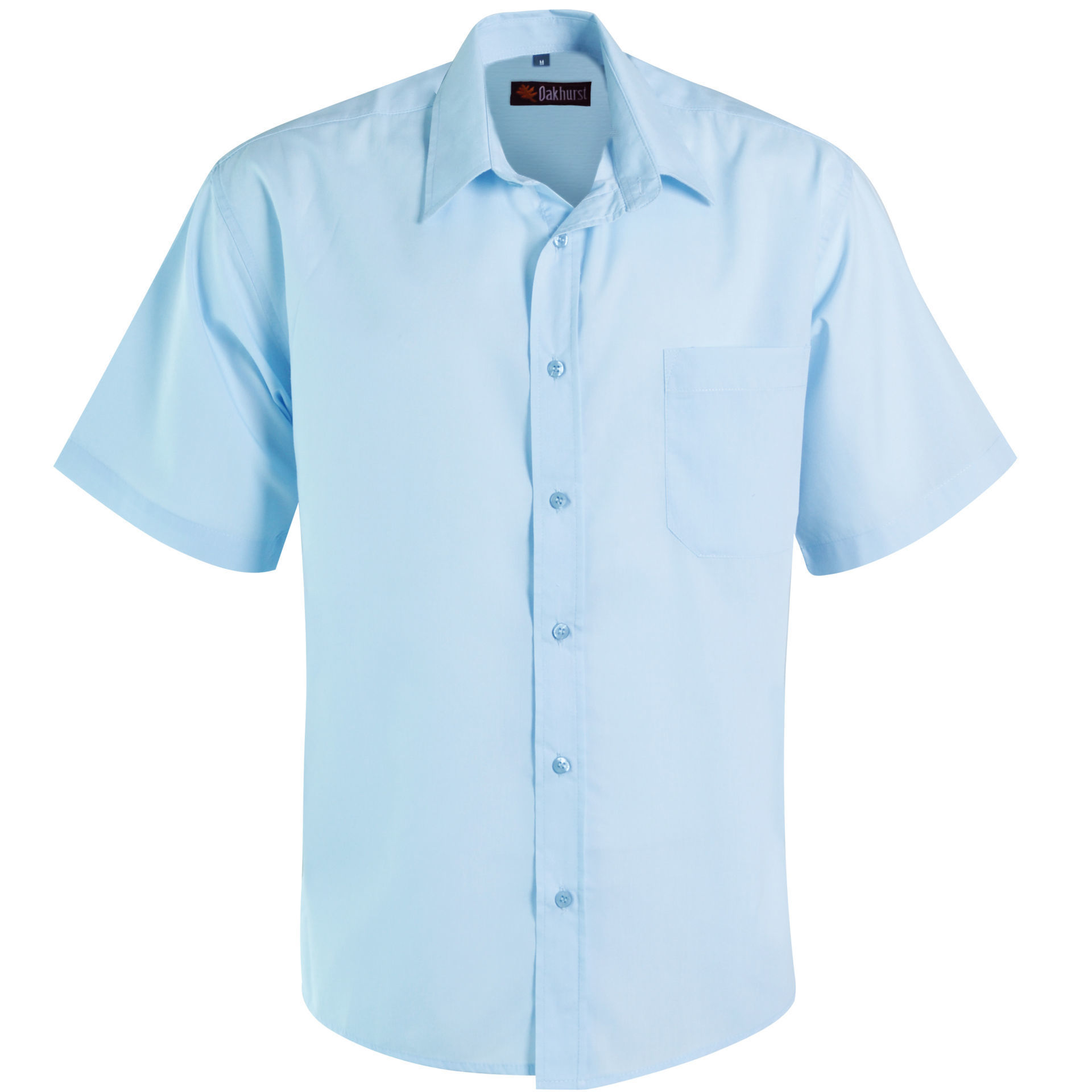 Icon Woven Shirt Short Sleeve - Sky - End Of Range