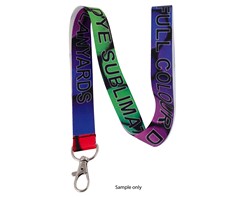 Sample-Lanyard Single Side Sub with LobsterRing