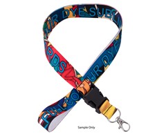 Sample-Lanyard Single Side Sub Buckle&LobsterRing