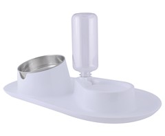 Anti-Splash Pet Bowl & Auto Water Dispenser