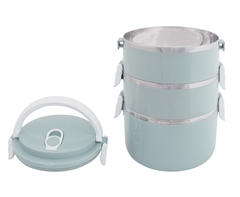 Stackable 3-Layer Lunch Container Set