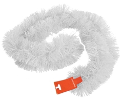 White Tinsel Garland