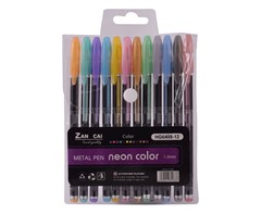 Metallic 12-Piece Gel Pens