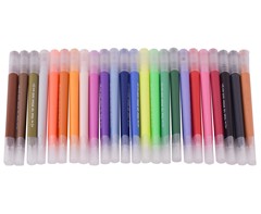 24-Piece Dual Tip Brush Pen Set