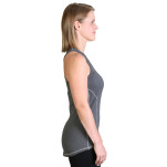 Ladies' Active Top - End Of range - Graphite Melange