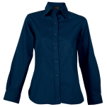 Brushed Cotton Twill Blouse Long Sleeve Ladies