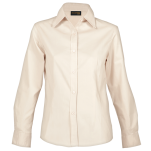 Brushed Cotton Twill Blouse Long Sleeve Ladies