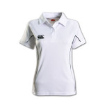 Canterbury Ladies Side Panelled Polo - White - While stocks last