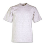 170g Combed Cotton T-shirt - Grey Melange - While stocks last