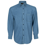 Denim Shirt Long Sleeve Mens