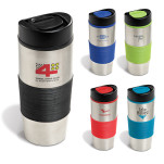 Ridge Stainless Steel & Plastic Double-Wall Tumbler - 450ml