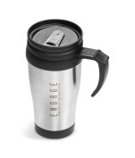 Arabica Stainless Steel & Plastic Double-Wall Mug - 450ml