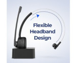 Mpow Business Bluetooth Headset & Charging Base