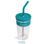 Kooshty Slurp Glass Kup & Straw - 480ML