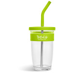 Kooshty Slurp Glass Kup & Straw - 480ML