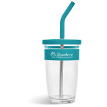 Kooshty Slurp Glass Kup & Straw - 480ML