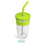 Kooshty Slurp Glass Kup & Straw - 480ML