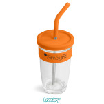 Kooshty Slurp Glass Kup & Straw - 480ML