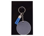 Acrylic Keychain with Tassles