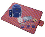 4-Person Picnic Backpack and Blanket