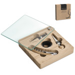 Okiyo Budonoki Bamboo Wine Accessories set