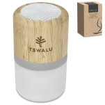 Okiyo Heiwa Bamboo Bluetooth Speaker & Night Light