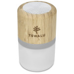 Okiyo Heiwa Bamboo Bluetooth Speaker & Night Light