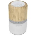 Okiyo Heiwa Bamboo Bluetooth Speaker & Night Light