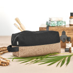 Okiyo Koruku Cork & Cotton Toiletry Bag