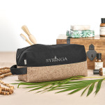 Okiyo Koruku Cork & Cotton Toiletry Bag