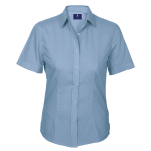 Basic Poly Cotton Blouse Short Sleeve Ladies