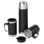 Cardinal Stainless Steel Vacuum Flask & Mug Set