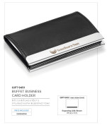 Buffet Business Card Holder