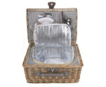 2-Person Wicker Picnic Basket