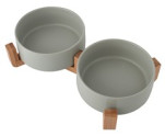 2-Piece Pet Bowl & Stand