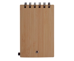 Wood Pocket Notepad & Sticky-Memo & Pen