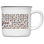 Serendipio York Ceramic Sublimation Coffee Mug - 280ml