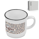 Serendipio York Ceramic Sublimation Coffee Mug - 280ml